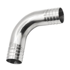 Stainless Steel 304 Sanitary Hose Fitting Barb 90 Degree Elbow 5/8″ x 5/8″ 1