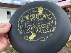 2002 Rumbletown Black & Gold PFN Historic PDGA DX Cobra Disc Golf Innova #1169