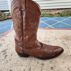 Dan Post DP2111R Men’s Brown Western Cowboy Western Boots Leather Size 14 EW