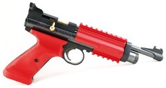 Crosman 2240 Grips Duel Rail Kit Right Hand Ergo Target Grip Picatinny 20mm Red
