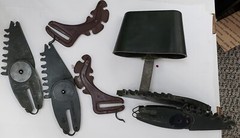 Collectible 3 1950’s-1960’s Hunting Bow Quivers, 2 Apache Swingers, & ACME Kwike