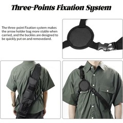 Archery Back Arrow Quiver Traditional Back Quiver Bow Hip Nylon Arrows Holder