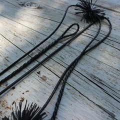 B55 Dacron Flemish Twist Longbow & Recurve Bow String W/ String Silencers