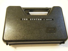 3″ DAVIS TARGET SIGHT-BLACK/BLACK KNOBS-Spot Hogg -Sureloc Mount.