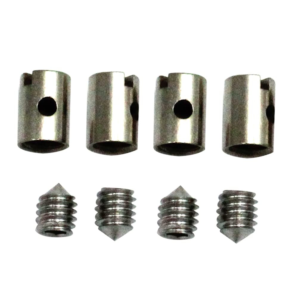 Motorcycle Solderless Nipples, 4 Sets Solderless Cable Nipples 5mm Throttle C…