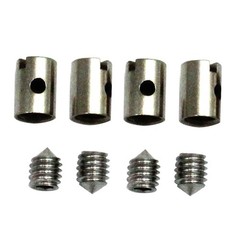 Motorcycle Solderless Nipples, 4 Sets Solderless Cable Nipples 5mm Throttle C…