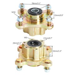 2 set 110mm 4 Stud Front & Rear Wheel Rim Hub for Taotao Coolster Quad Dirt Bike