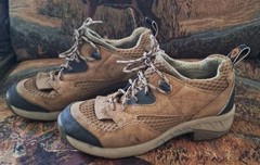 Ariat Shoes Womens 6B Nubuck Terrain Hot Weather Mesh Riding Shoe Brown 72024