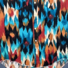 Wrangler Brushpopper Western Shirt 16-32 Multicolor 100% Cotton Long Sleeve