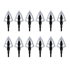 12pcs Mars Broadheads 100Grain Archery Arrowheads Hunting Sharp Razor Blades