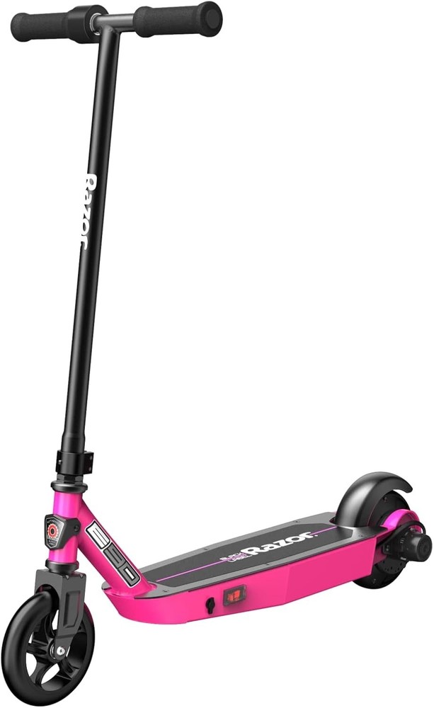 Razor Black E90 Electric Ride-On Kids Age 8+ Power Core High-Torque Motor Pink™