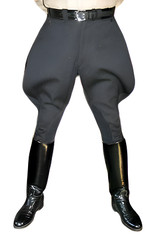 Mens Black Horse Riding Baggy Style Breeches Hunting Trousers Polo Sports Pants
