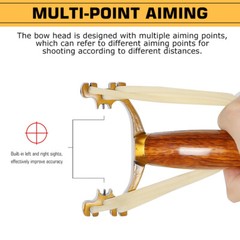 Professional High Velocity Catapult Wrist Rocket Hunting Slingshot +Rubber Band