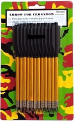 Snake Eye Crossbow Bolts,6.3″ Crossbow Arrows for 50-80lbs crossbow