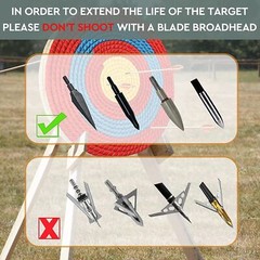 50CM Archery Straw Target Board Bow Arrow Darts Shooting Practice Outdoor Sport