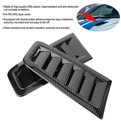 Car Hood Vents, 2Pcs Universal ABS Plastic Bonnet Air Vents Engine Hood Cover