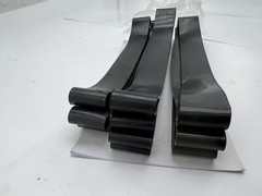 Pack of 10 Classic Premium Rubber Roper Wrap Strips DALLYWRAPP20BK Black
