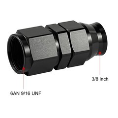 6AN Female Flare to 3/8″ Compression Hardline Fitting Aluminum 6AN to 3/8