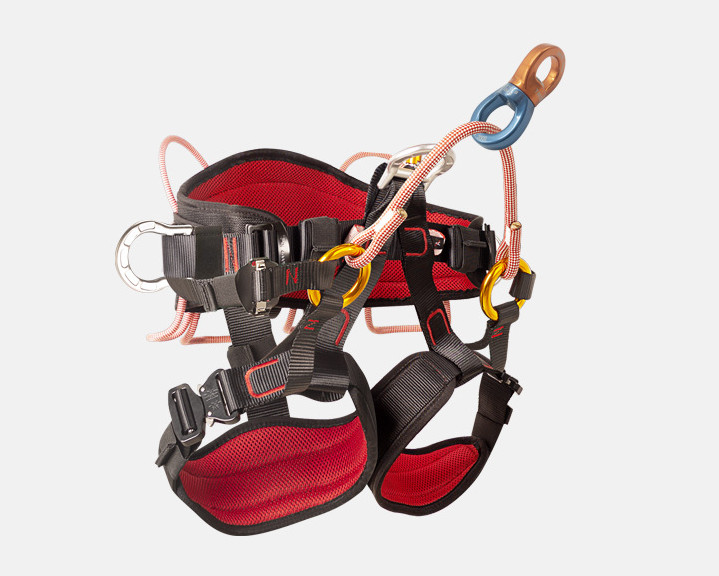 New Climbing Half Body Harness Rope Arborist Saddle Tree Bridge Caving Rescue