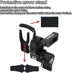 «2Set Arrow Rest Sticker, Anti-Slip Sticker Pad for for QAD HDX Drop A «