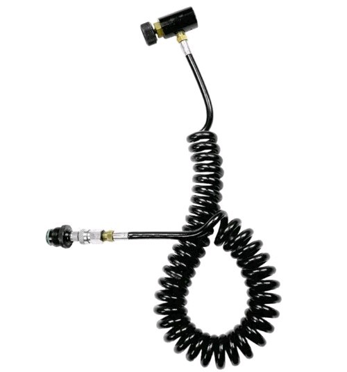 Tippmann Coiled Remote Line w/ Quick Disconnect | Paintball Hose 55169 NEW