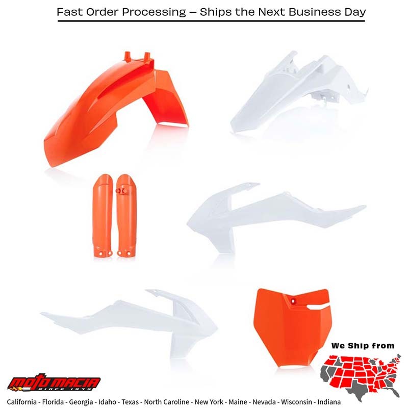 FULL PLASTIC KIT KTM ORIGINAL KTM 65 SX 2019-2024 2791527705 fitment in desc