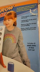 Giant 4 In A Row Game Wood Board – white with blue and red discs 21.75″ x 14.75″