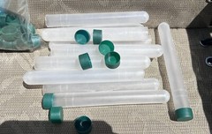 20 Paintball tubes : 10 rounds .68 cal used with caps