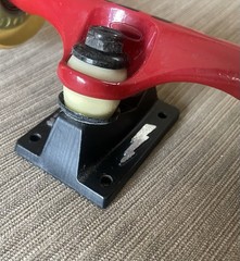 Thunder Team Skateboard Trucks 8” Red w/ Route 65 Wheels And Hardware VERY CLEAN
