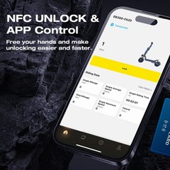 NFC APP 6000W High Power Electric Scooter 52 Miles Range, 45MPH 60V Music Player