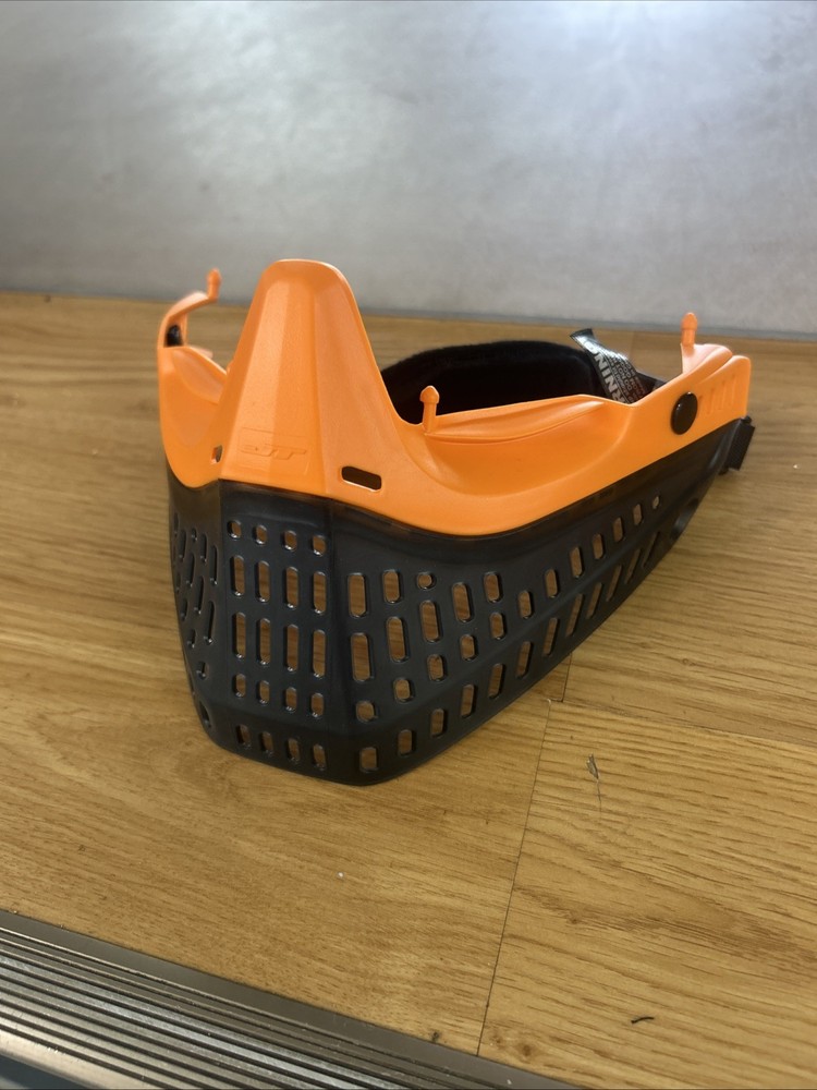 JT Bottom Orange Skirt Paintball Mask Ice Magnetic Strap Clasp