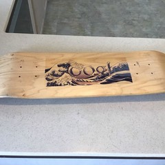 1975 United States Bicentennial Theme Skateboard , Penny And Google Deck Lot