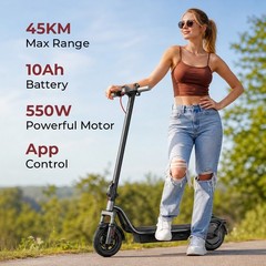 550W ADULT ELECTRIC SCOOTER 28 MILES FOLDING 20 MPH E-SCOOTER URBAN COMMUTER NEW