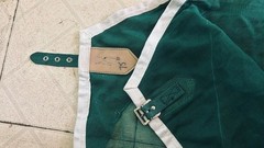 Scrim FLY SHEET 75″ Horse Green w/ White Trim *VGC* Light Mesh