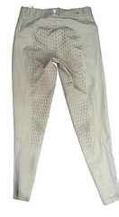 Kerrits Affinity Ice Fil Full Seat Breech XS Sand Light Green Silicone Grip Hors