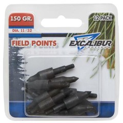 Excalibur Field Points 11/32 150 grain 12 pack