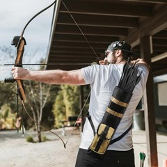 Archery Lightweight Back Arrow Quiver Arrow Holder Adjustable Arrow Backpack Bag