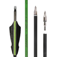 12X 30″ Pure Carbon Arrows Spine300 500 Natural Feathers ID6.2mm Hunting Target