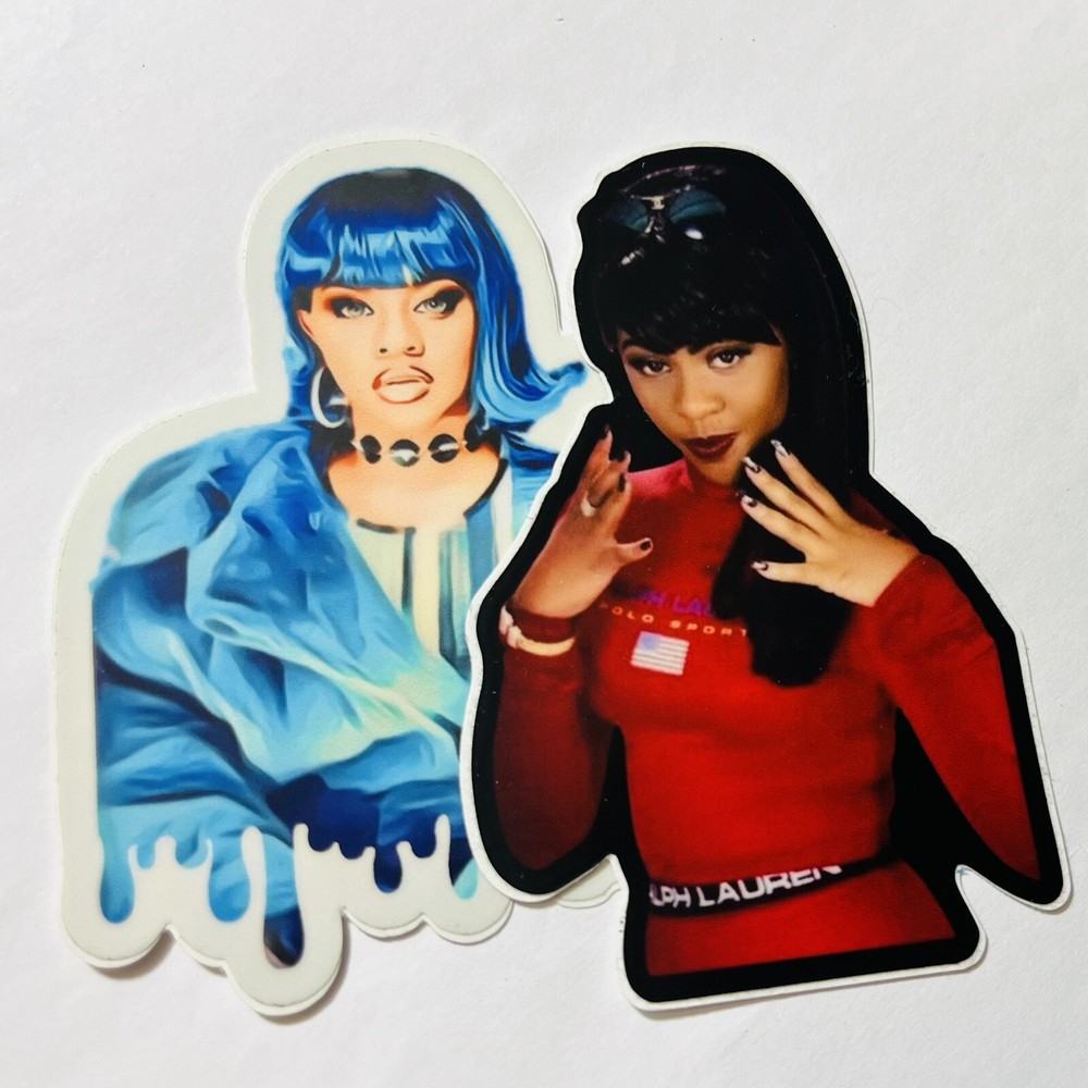 Lil Kim 4 Inch Weatherproof Sticker Set