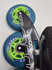 Inline Skates Rollerblades Powerslide Mens Size 8 Vision R2