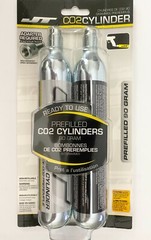 JT 2 pack 90-Gram Cartridges for Paintball, Air Pistols CO2 Prefilled Pre-filled