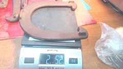 Vintage–PRO-SHOT- Brand -2 sets–+ & _-STEEL HORSESHOES- – 2.52 POUNDS each