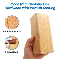 Oak Hardwood Kubb Viking Tossing Game Outdoor Backyard Lawn Throwing Game Set