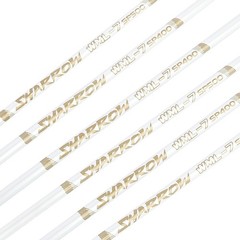 6pcs 32″ Pure Carbon Arrows Archery SP500 5″ Feather Recurve Bow Hunting Target