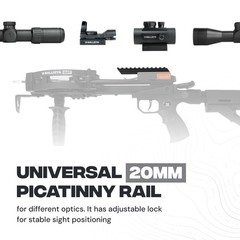 BALLISTA BAT Compound Crossbow with T-Buttstock Fast 330fps Powerful 130lbs