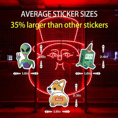 300PCS Cool Stickers, Waterproof Laptop Stickers Decals for Water Bottle Skatebo