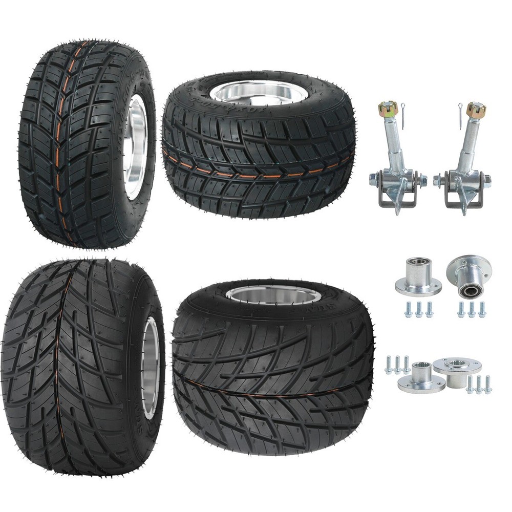 5″ inch Racing Go Kart Wheel Hub Front Rear Tires Rims 10X4.50-5 11×7.10-5 Trike