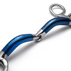 Cavalon Baucher Locking Single Joint Sweet Iron Snaffle Bit