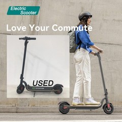 Used Adult Electric Commuter Folding E-Scooter 36V 5.2Ah Battery Power Assist