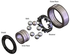 Genuine Bones Swiss Ceramic Skateboard Bearings (8mm)-Choose Your Accessories!!